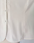 Vintage Ivory Embroidered Floral Blouse | Size 3X