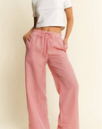New | Red Gingham Cotton Pants (S-3X)