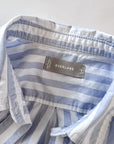Preloved Cotton Striped Button Down | Size 8
