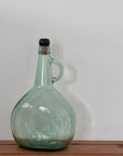 Vintage Green Glass Wine Jug