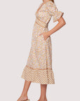 Sunrise Floral Midi Dress