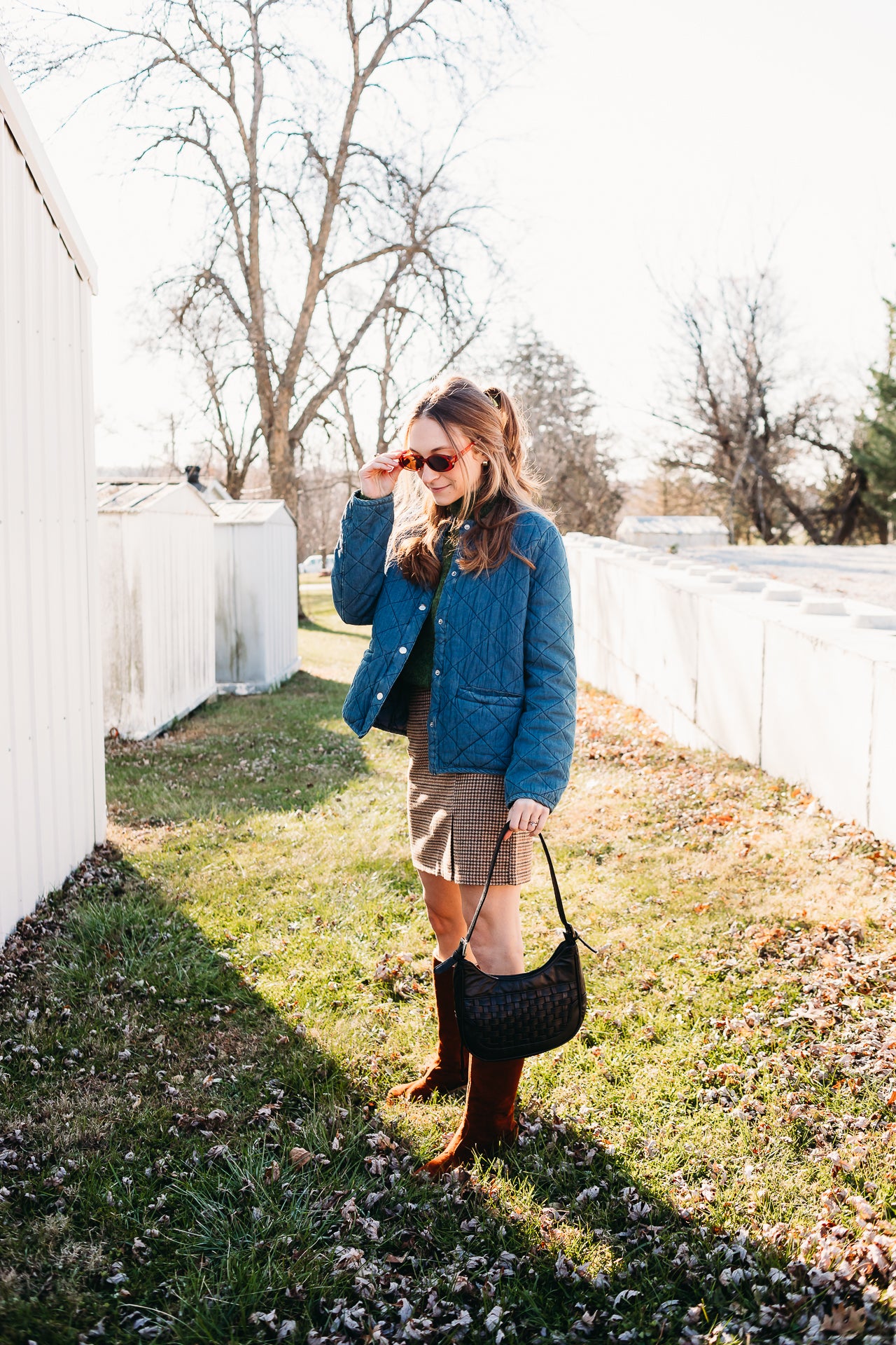 Quilted Denim Jacket