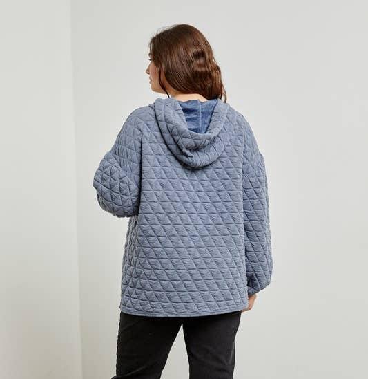 Quilted Hoodie Top