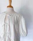 New | Plus Size Cotton Front Tie Top