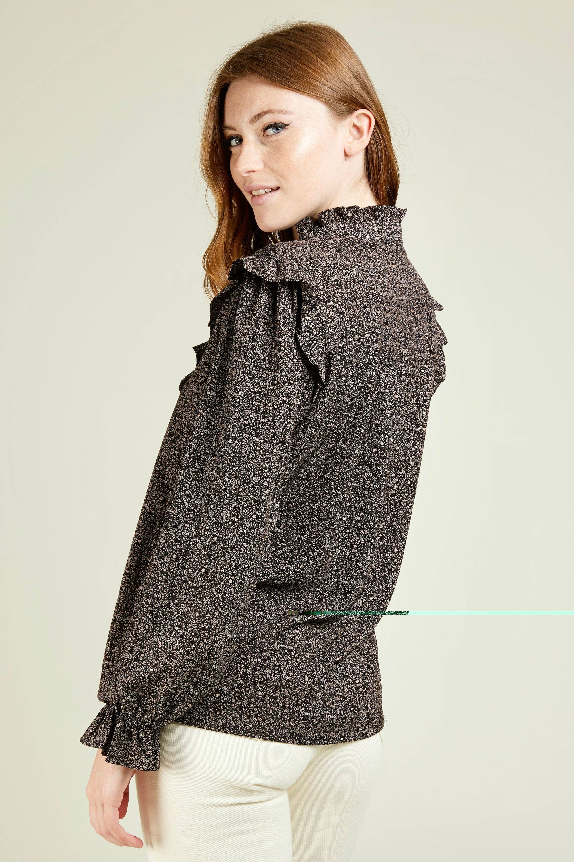 Clarence Ruffle Blouse