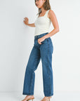 New | Brooks Relaxed 100% Cotton Straight Denim