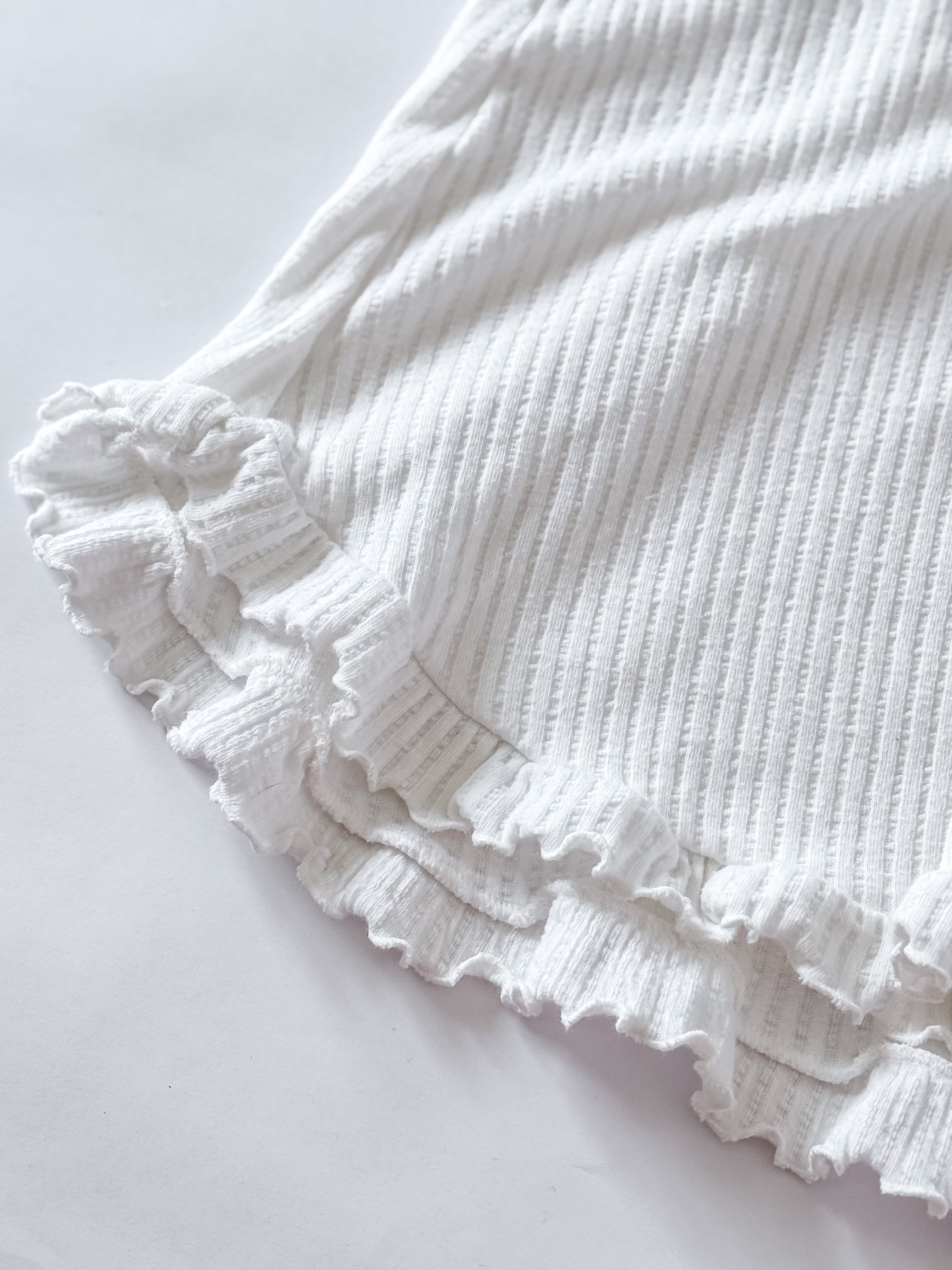 Vintage White Whimsy Cotton Dress | Size S