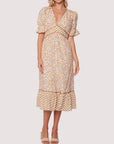 Sunrise Floral Midi Dress