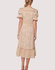 Sunrise Floral Midi Dress