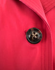 Secondhand Hot Pink Belted Trench Coat | ESPRIT Size L
