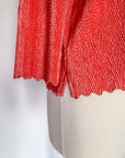 Vintage Coral Textured Top | XL