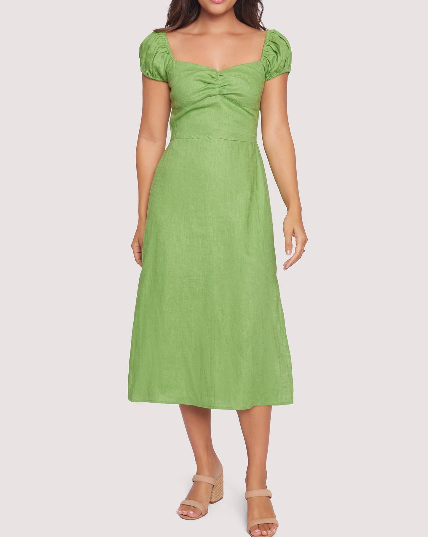 Elia Midi Linen Dress  Coill