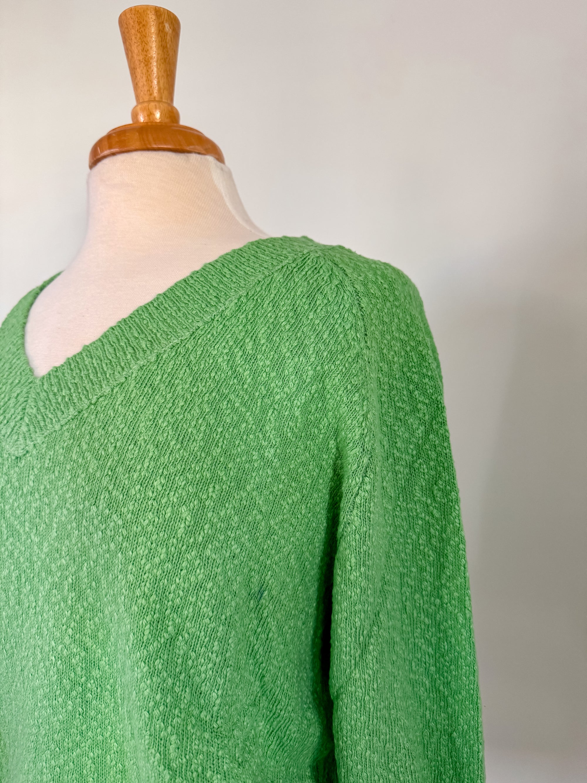 Gabby Green Textured Sweater