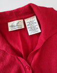 Vintage Sleeveless Collared Knit Top | Size M