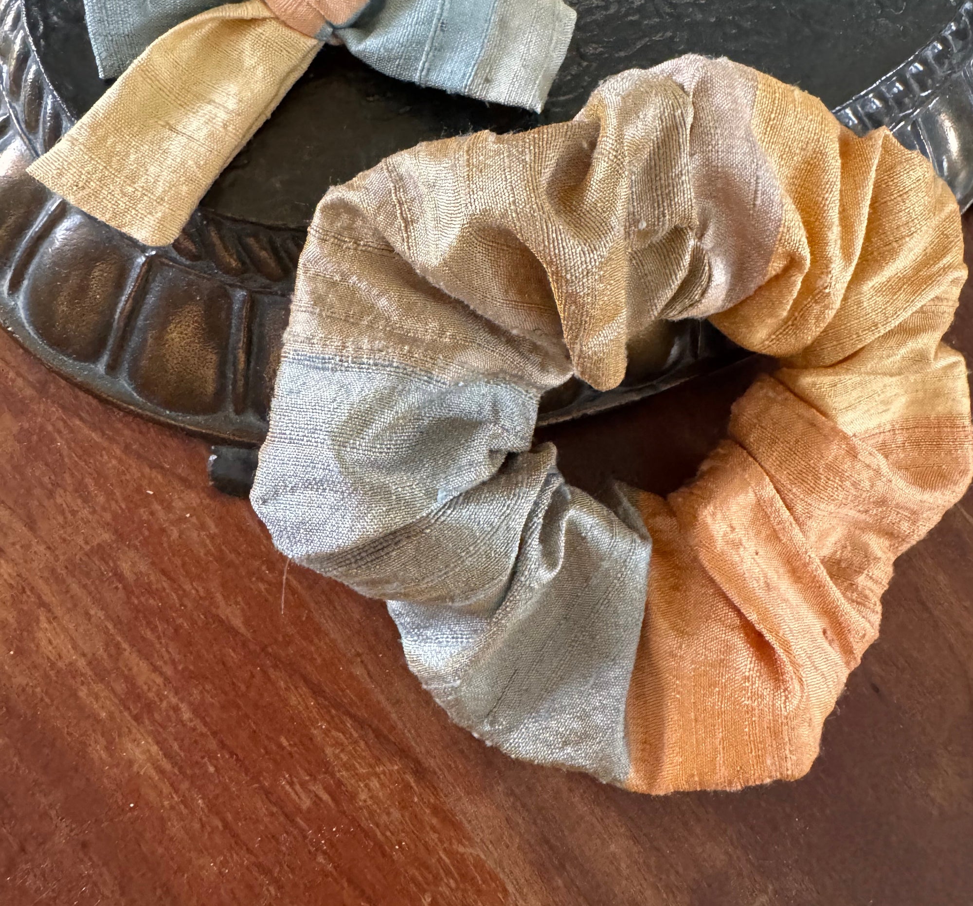 Handmade Plaid Scrunchy