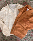Miley Suede Bomber Jacket