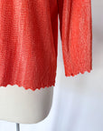 Vintage Coral Textured Top | XL