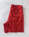 Vintage High-Rise Linen Blend Pleat Front Shorts | Size 14