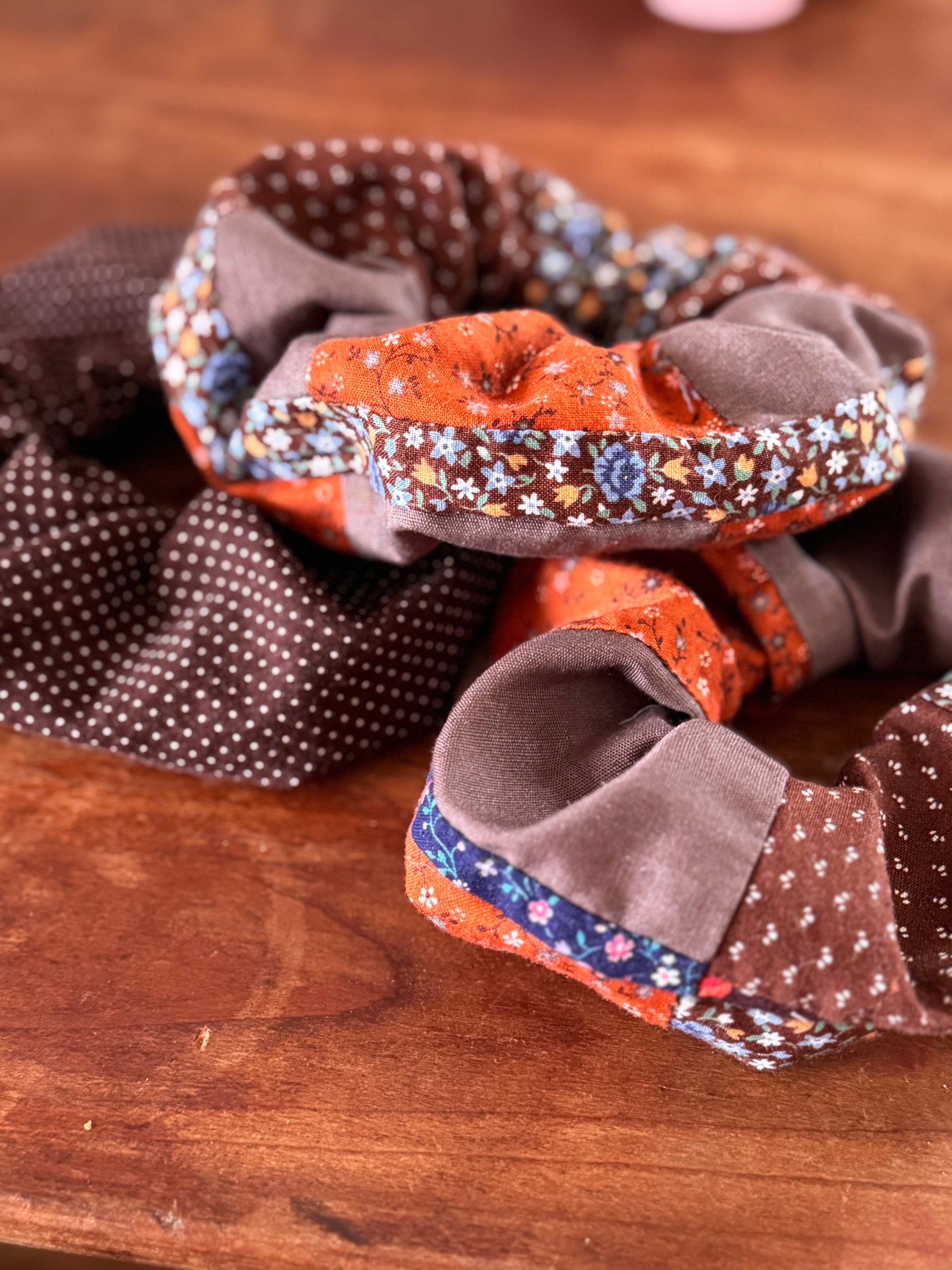 Handmade Patchwork Scrunchy