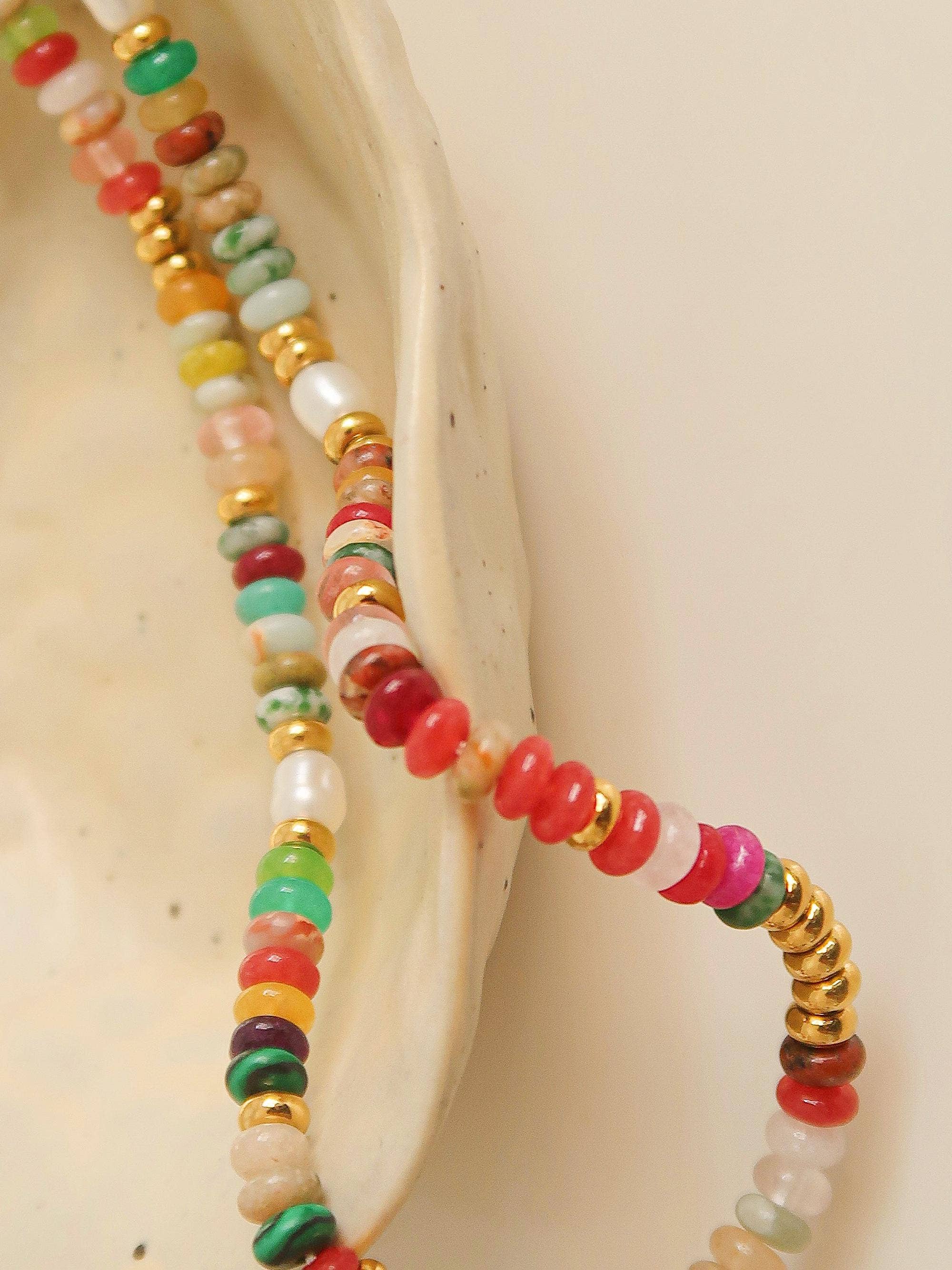 Jewel Multi-Color Beaded Necklace