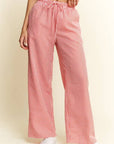 New | Red Gingham Cotton Pants (S-3X)