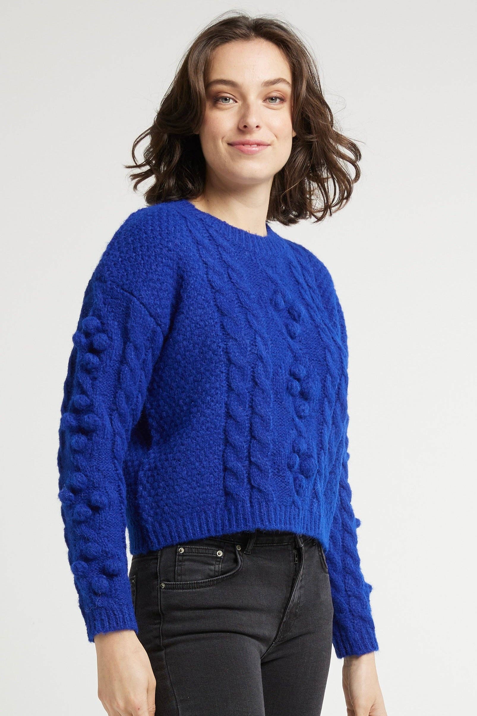 Braided Mohair Sweater