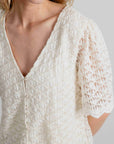 Lilly Short Sleeve Lace Top