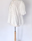 New | Plus Size Cotton Front Tie Top