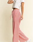 New | Red Gingham Cotton Pants (S-3X)