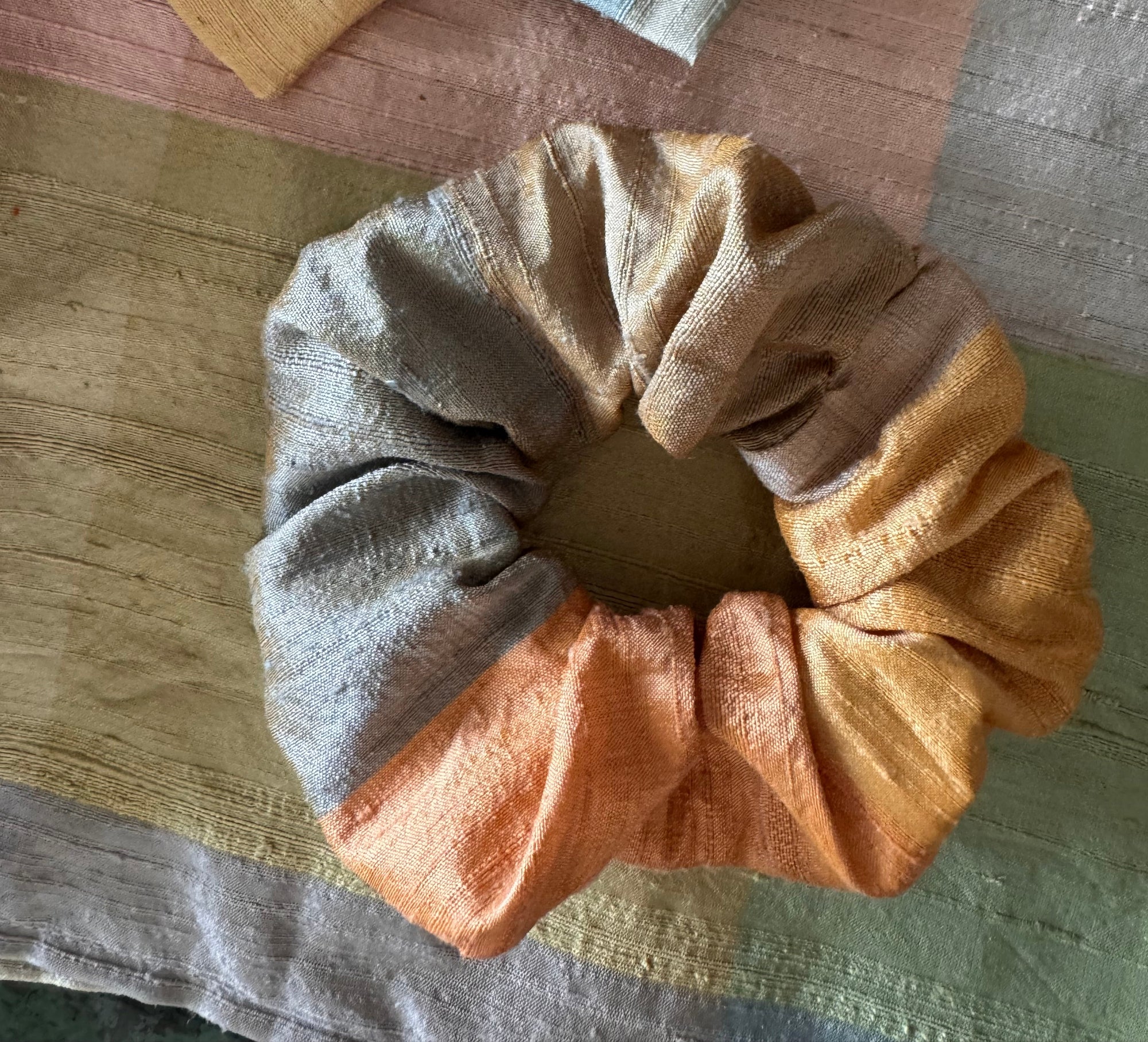 Handmade Plaid Scrunchy