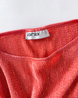 Vintage Coral Textured Top | XL