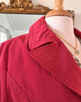 Secondhand Hot Pink Belted Trench Coat | ESPRIT Size L