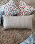 Handmade Ruffle Lumbar Throw Pillow