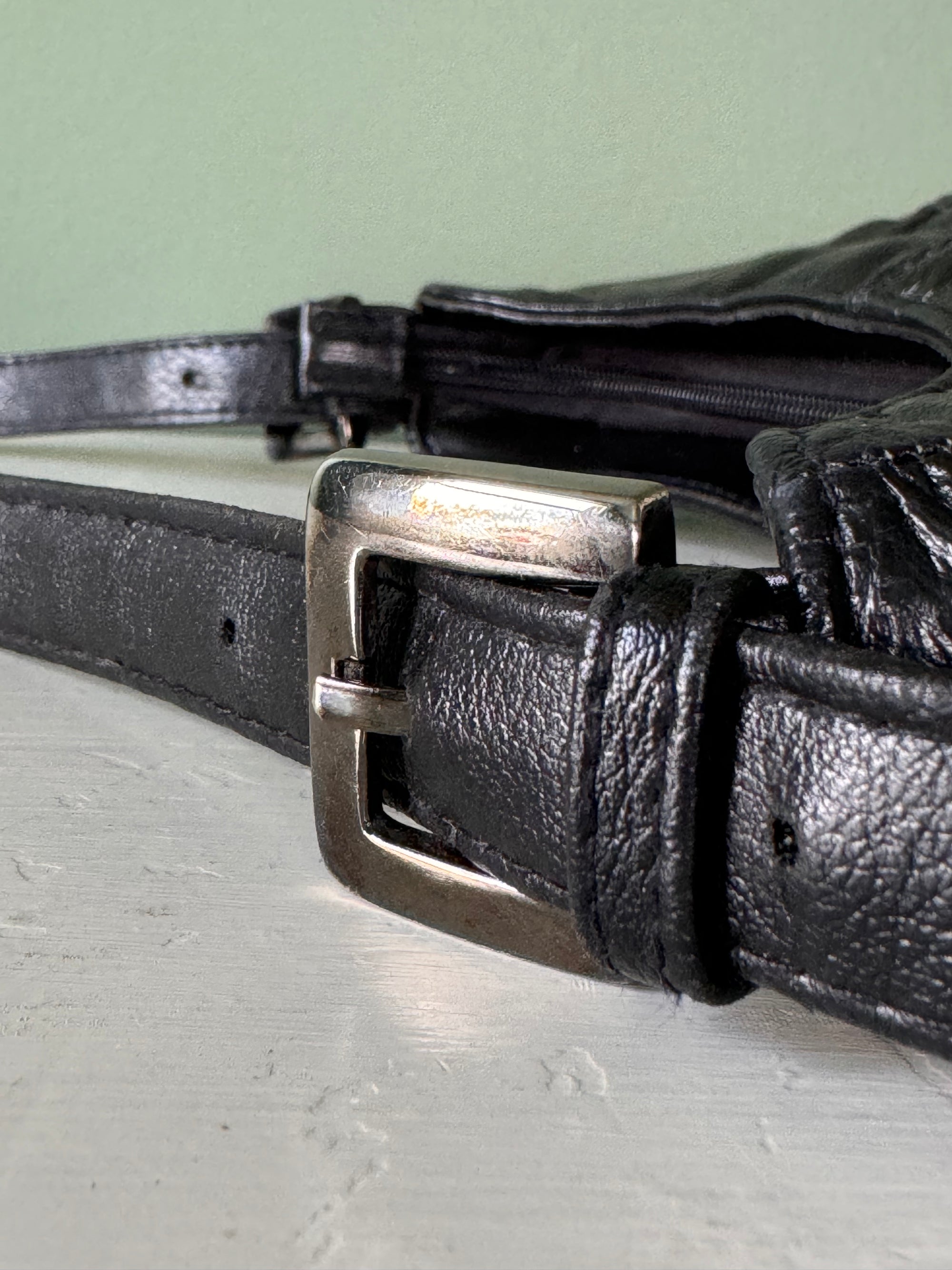 Vintage Woven Leather Handbag