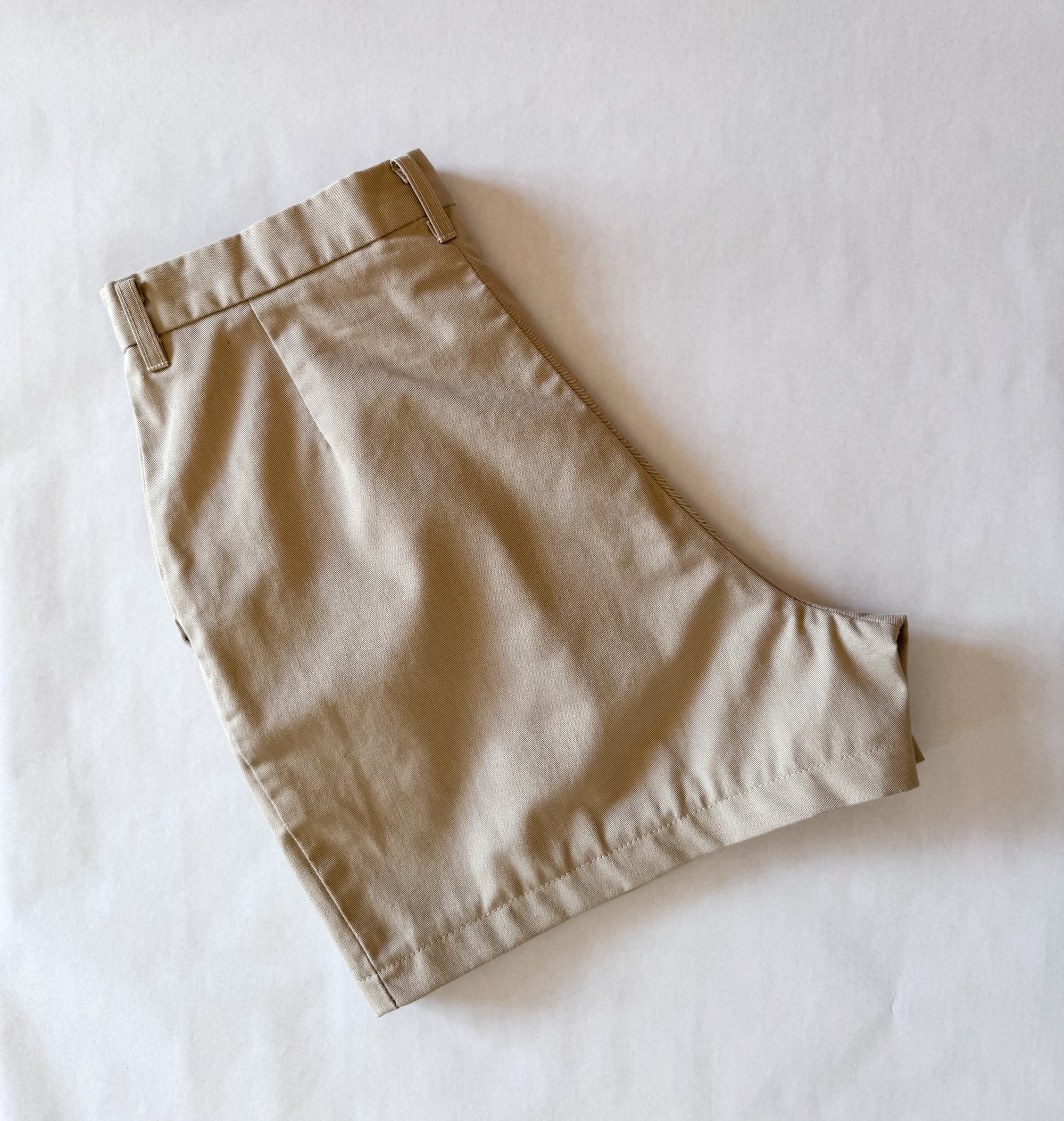Upcycled Vintage Pleated Trouser Shorts | Size M/L