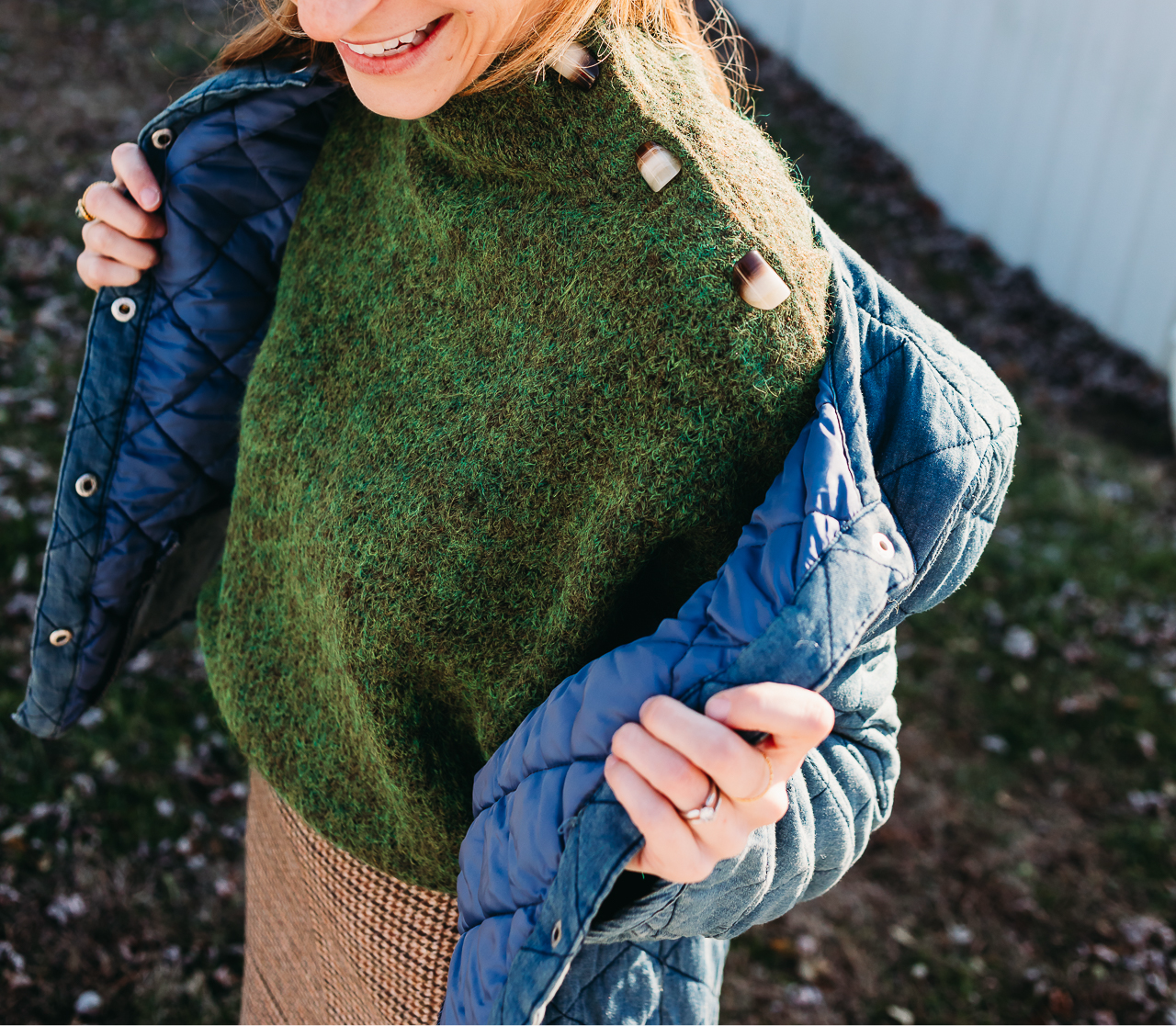 Quilted Denim Jacket