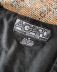 Vintage Black Embroidered Vest | Size M/L
