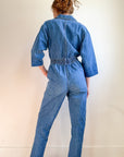 Vintage 80’s Utility Denim Jumpsuit | Size S/M