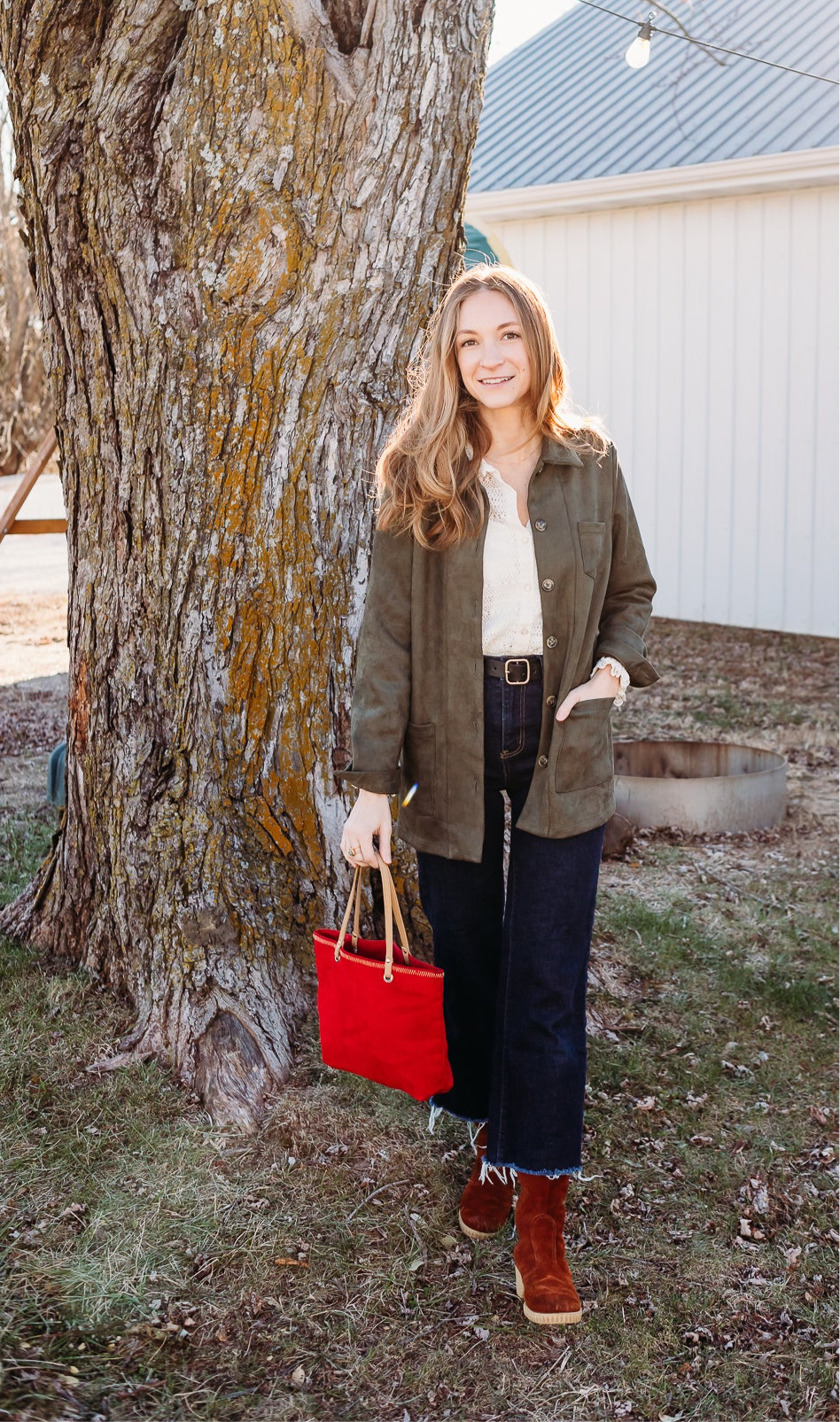 Vera Suede Workers' Jacket