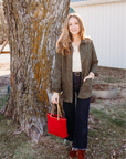 Vera Suede Workers' Jacket