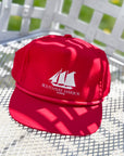 Vintage Red Trucker Rope Hat