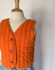 Handmade Quilted Vest | Size M