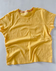 Preloved Yellow Cotton Tee | Size XL