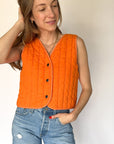 Handmade Quilted Vest | Size M