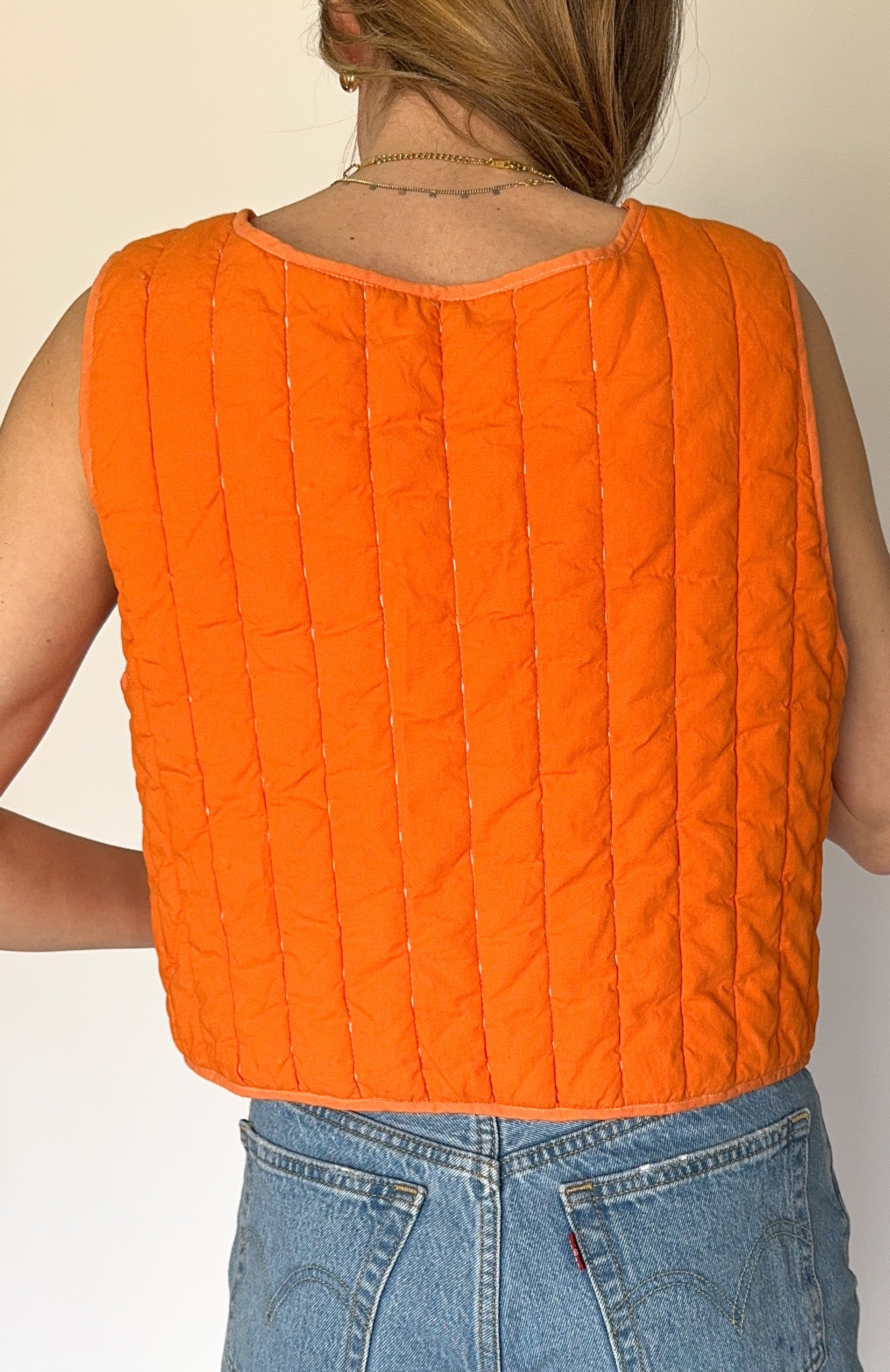 Handmade Quilted Vest | Size M