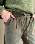 Callie Corduroy Elastic Waist Pants