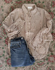 Sadie Textured Stripe Top