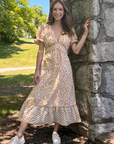Sunrise Floral Midi Dress