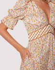 Sunrise Floral Midi Dress