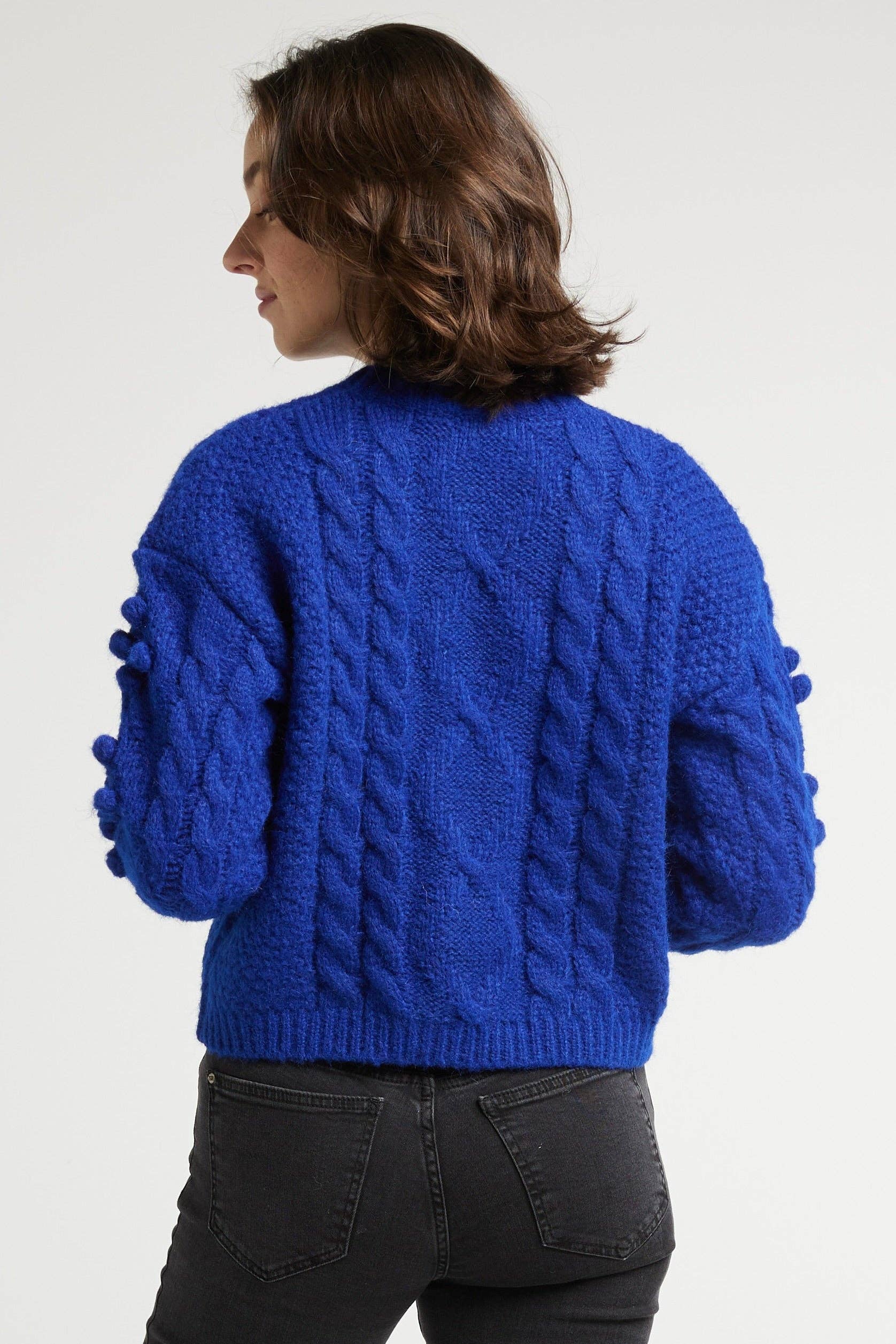 Braided Mohair Sweater